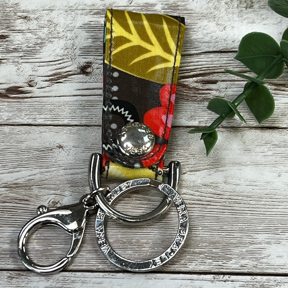 Vera Bradley Floral Keyring NWOT